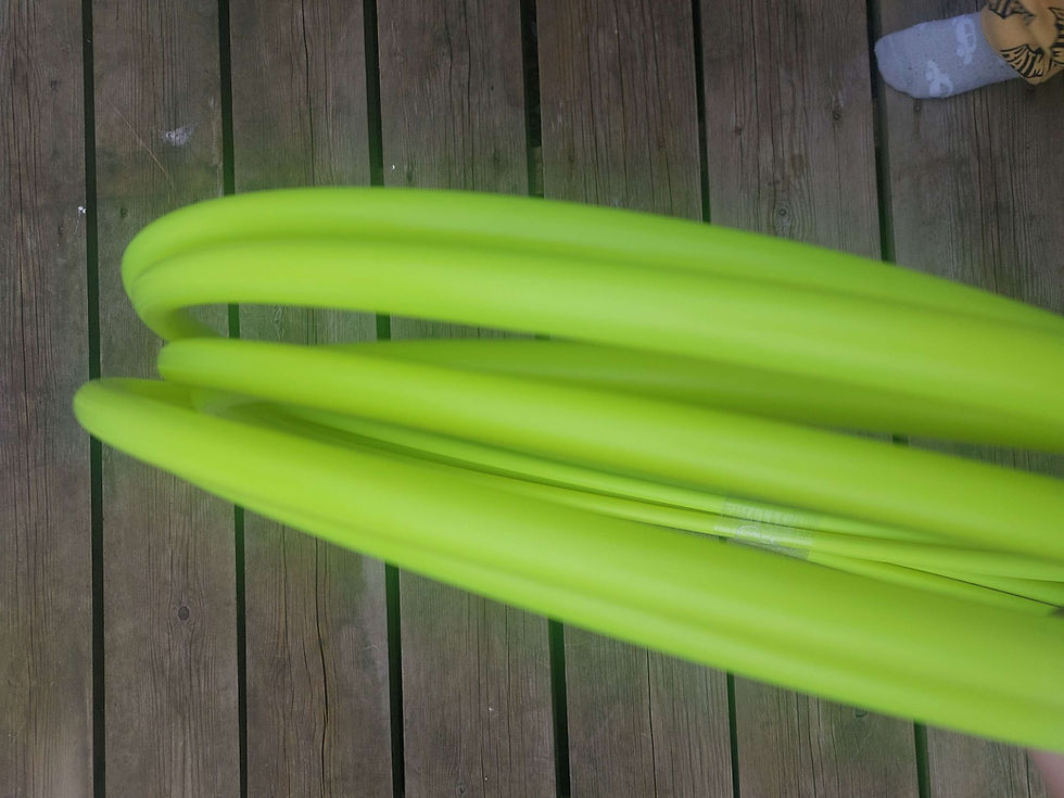 Thumbnail: 5/8" Skinny Polypro Bare Coloured Hula Hoop 