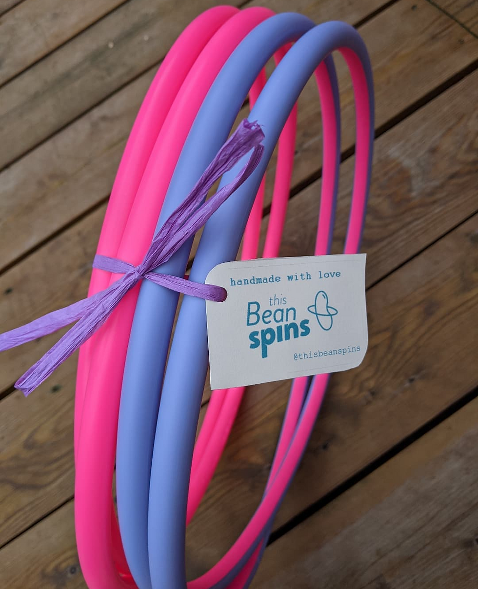 Thumbnail: 5/8" Skinny Polypro Bare Coloured Hula Hoop 
