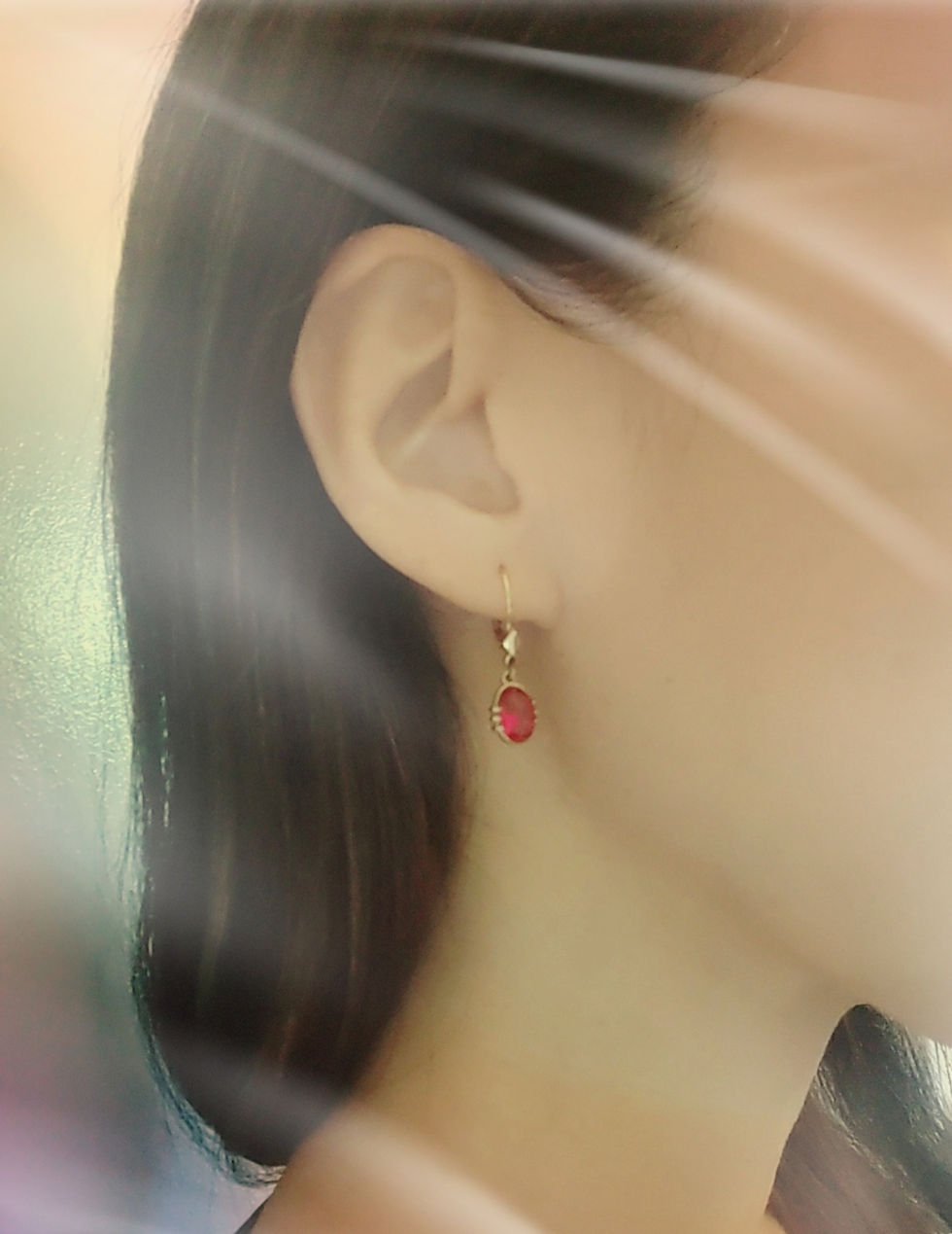Thumbnail: Sophisticated rolled gold earrings 