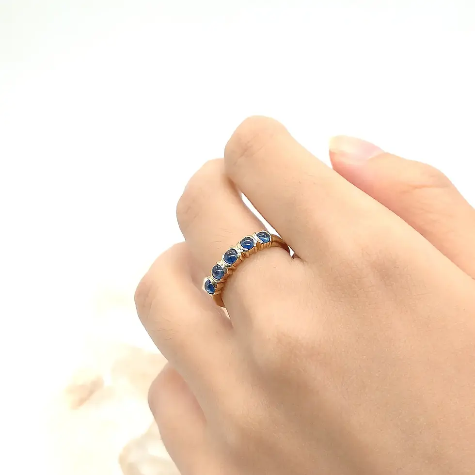 Thumbnail: Blue sapphire ring