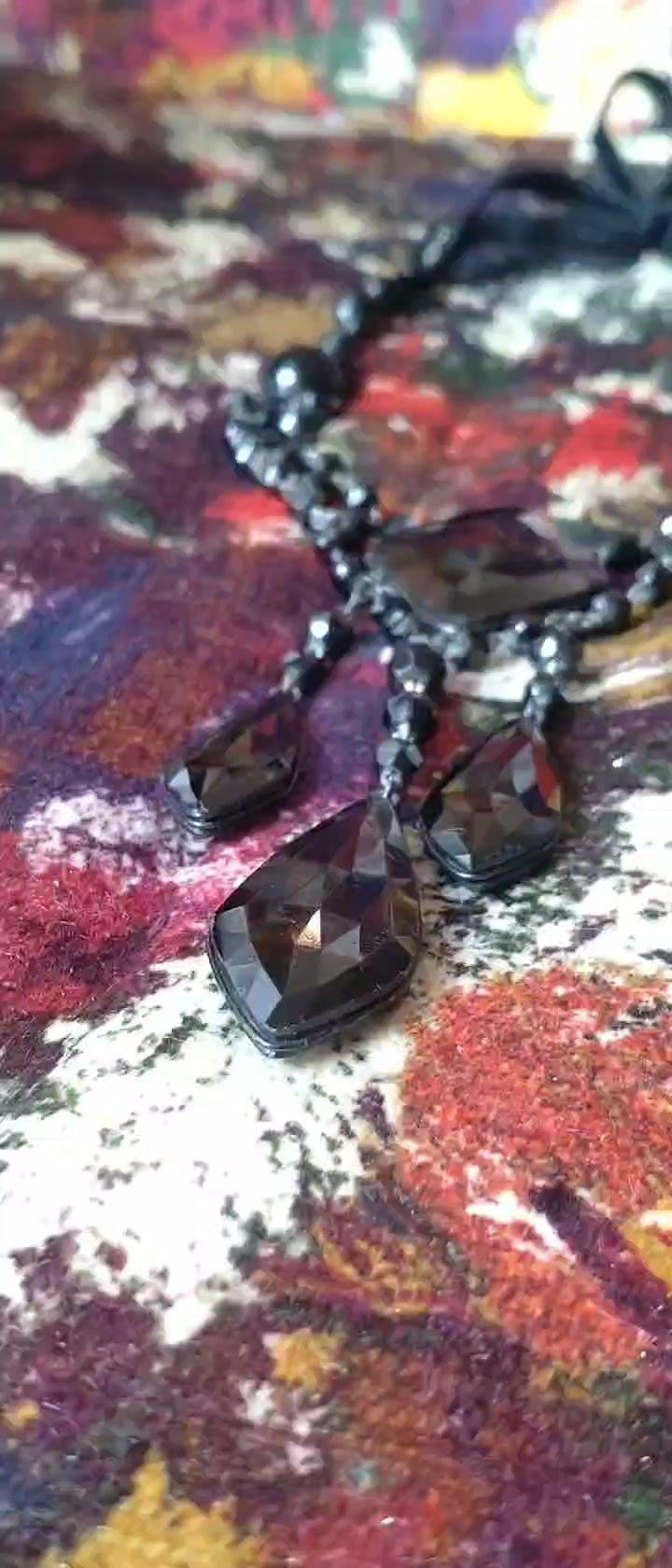 Thumbnail: Victorian french jet choker