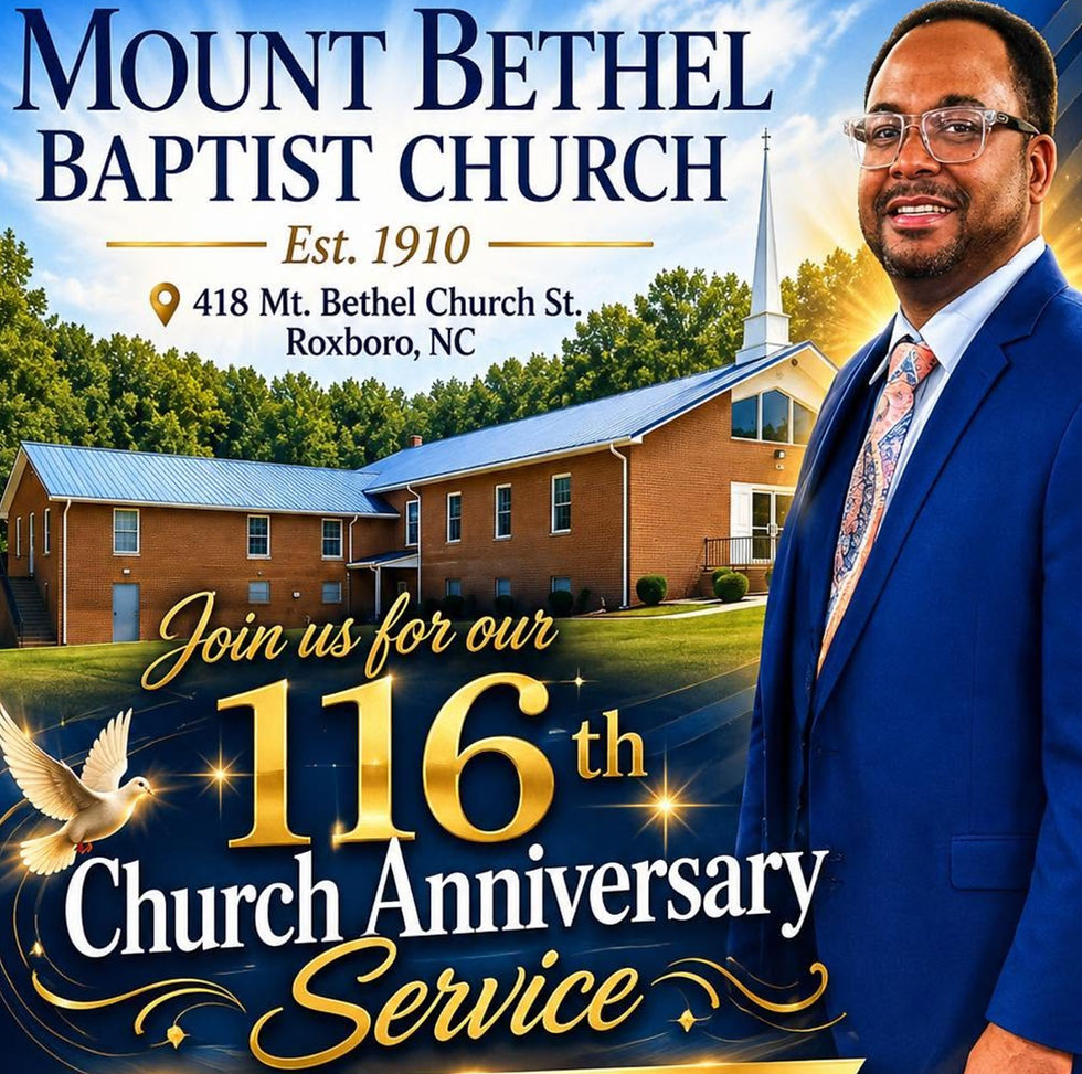 116th Church Anniversary