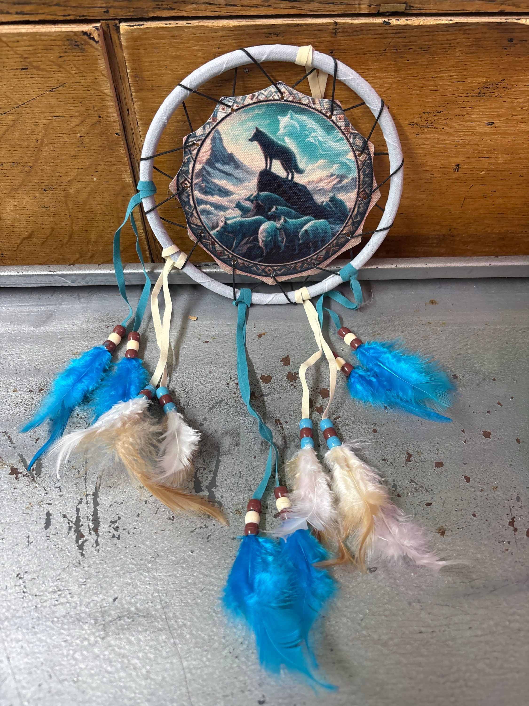 Wolf dream catcher