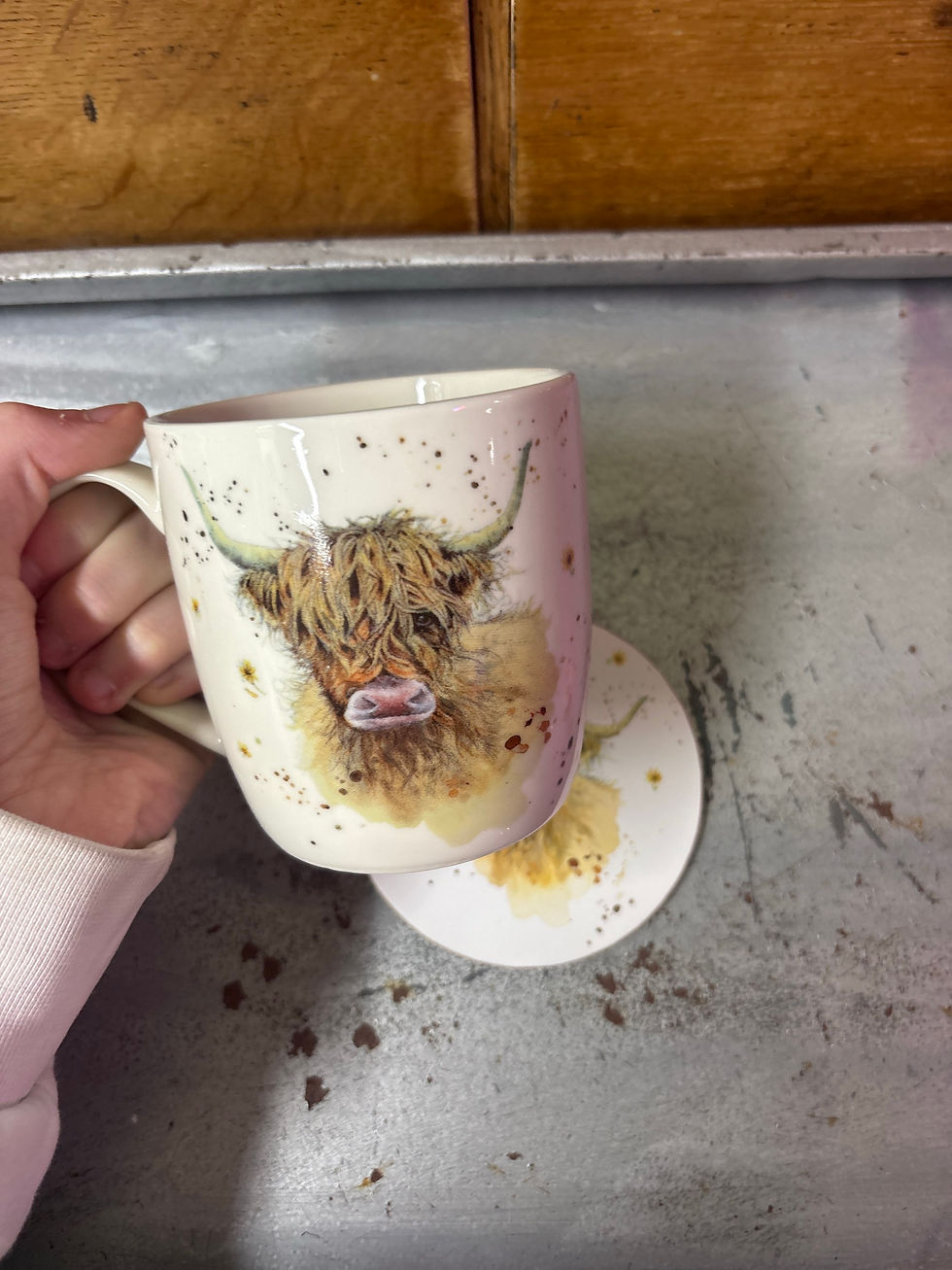 Thumbnail: Highland Cow mug and coaster set