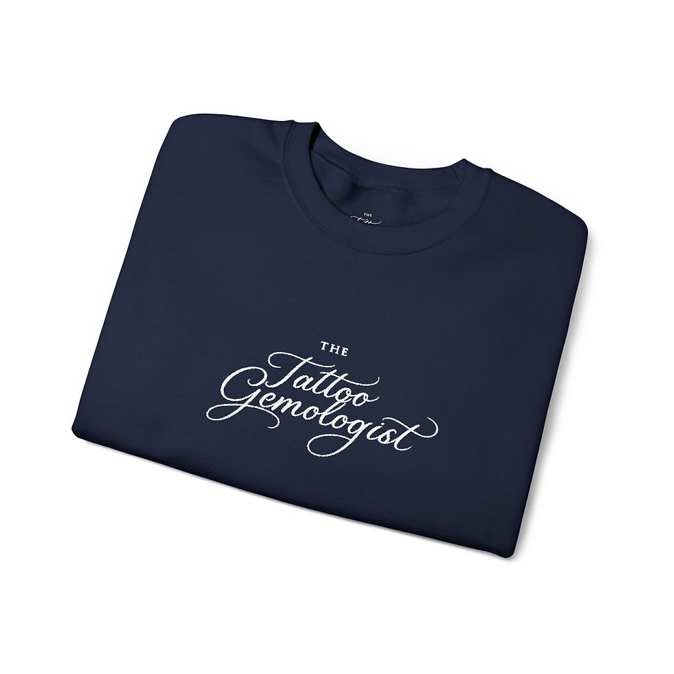 Thumbnail: The Tattoo Gemologist Crewneck Sweatshirt