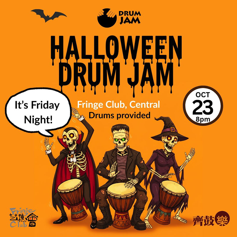 Community Drum Jam | Pre-Halloween Drum Bash