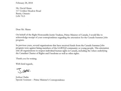 A Response from the PM
