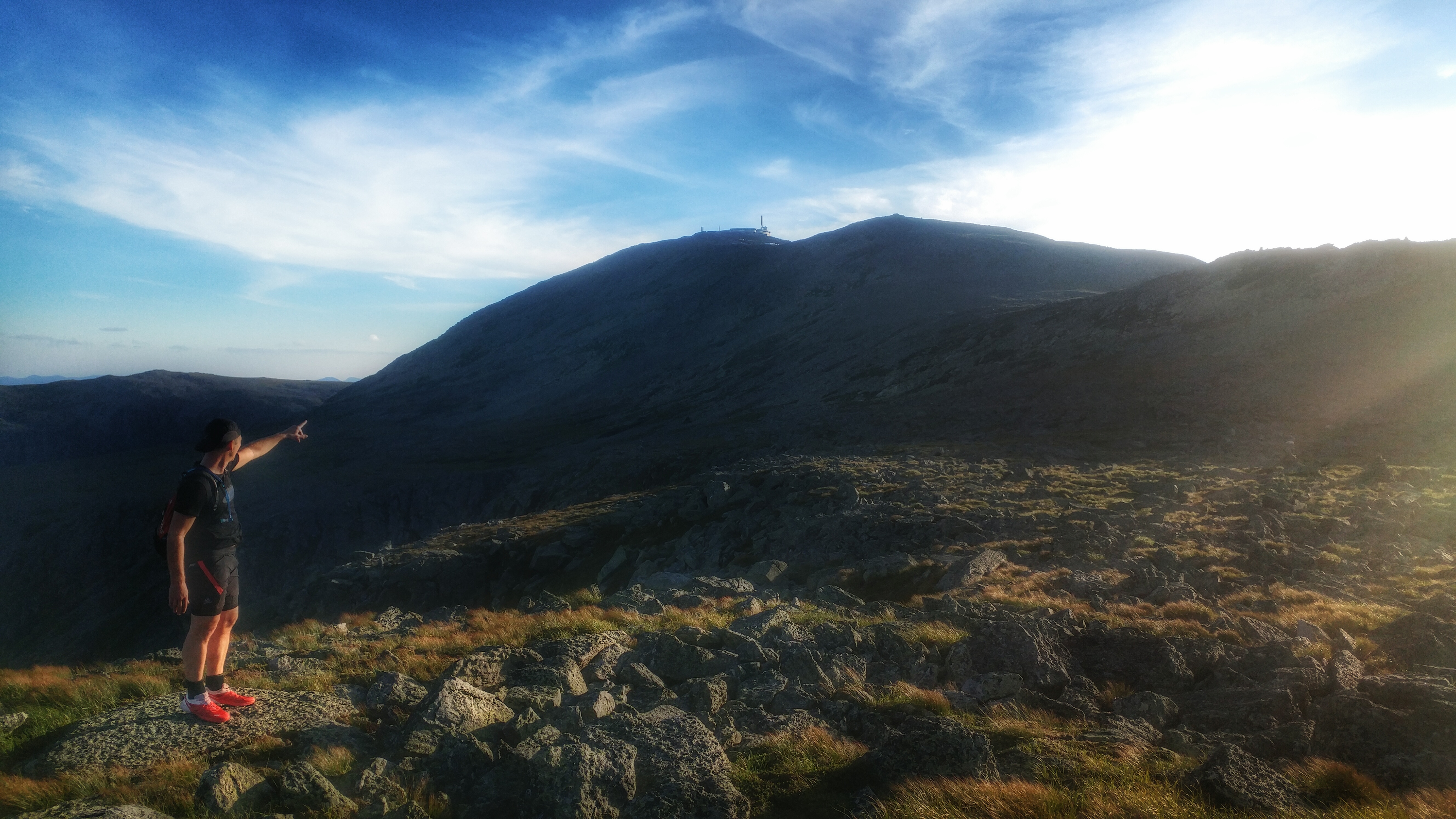 Scott Berk running Mt. Washington