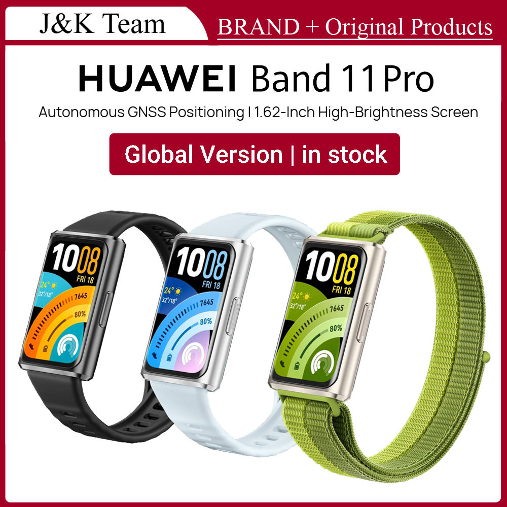 Relógio Inteligente HUAWEI Band 11 Pro, Rastreador de Fitness com Precisão GNS