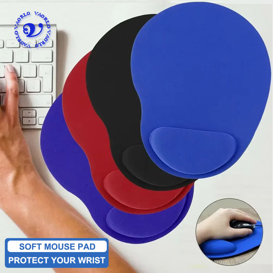 Mouse Pad Ergonômico com Apoio para Pulso – Confortável, Antiderrapante e Macio