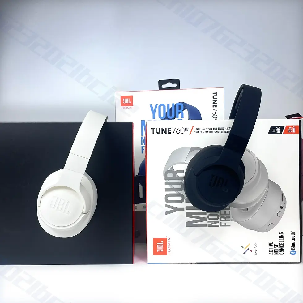 Miniatura: Fones de Ouvido Sem Fio JBL Tune 760NC, Dobráveis, com Cancelamento de Ruído