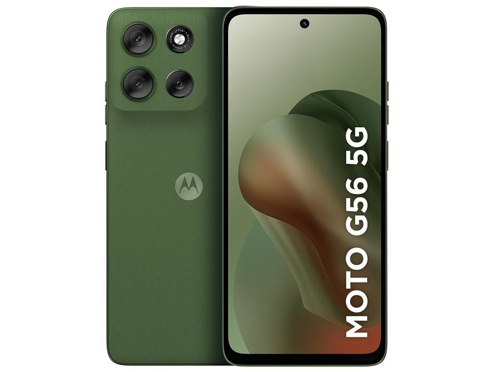 Smartphone Motorola G56 256GB Verde 5G 16GB de RAM 6,7" Full HD+ Câm. Dupla + S