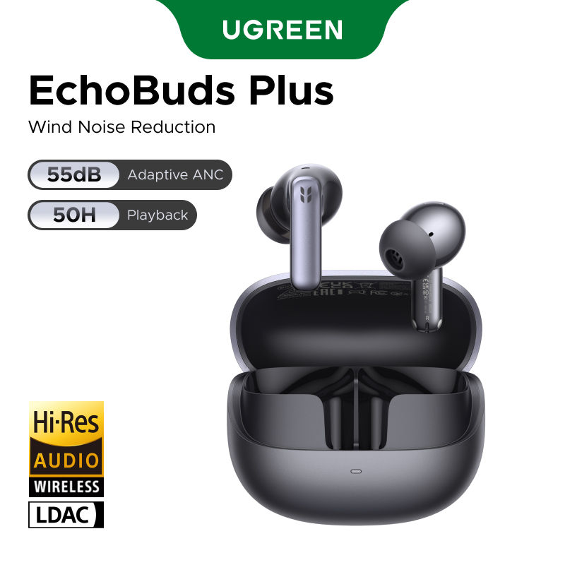 Miniatura: NOVO 2026 Fones de Ouvido UGREEN EchoBuds Plus Bluetooth Sem Fio 