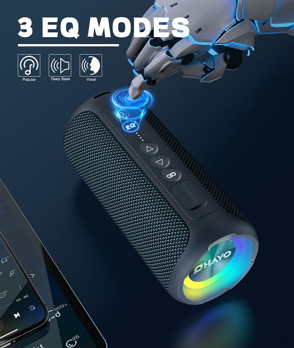 Miniatura: Ortizan X8 Pro Alto-falante Bluetooth portátil com som estéreo de 40 W, graves