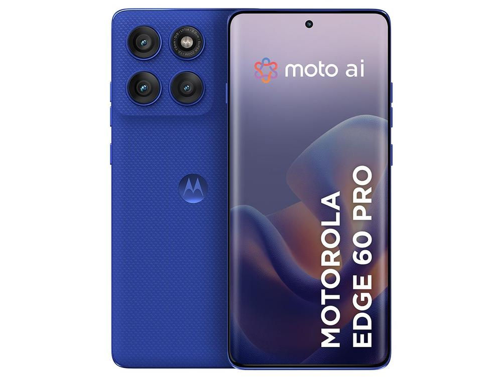 Smartphone Motorola Edge 60 Pro 256GB Blue 5G 24GB RAM 6,7 "Camera. Triple + 50M