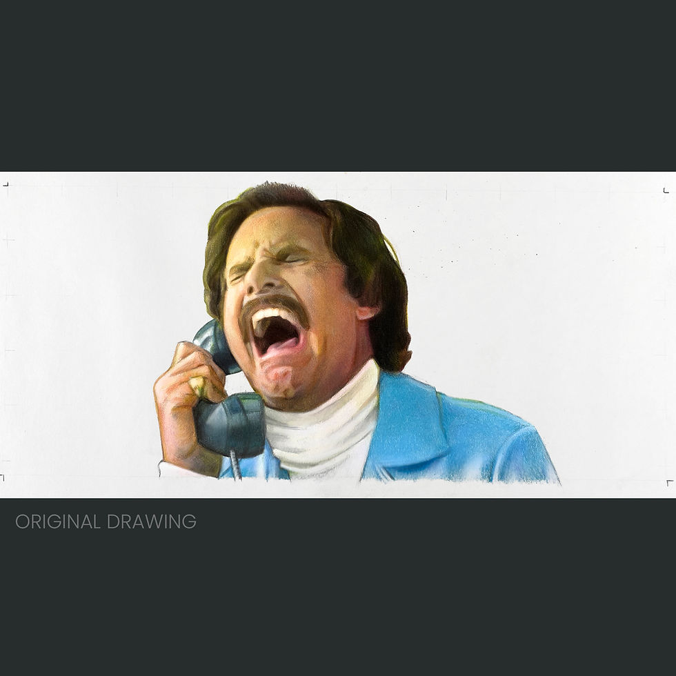 Thumbnail: Anchorman Will Ferrell Funny Wall Art and Coffee Mug for Movie Lover