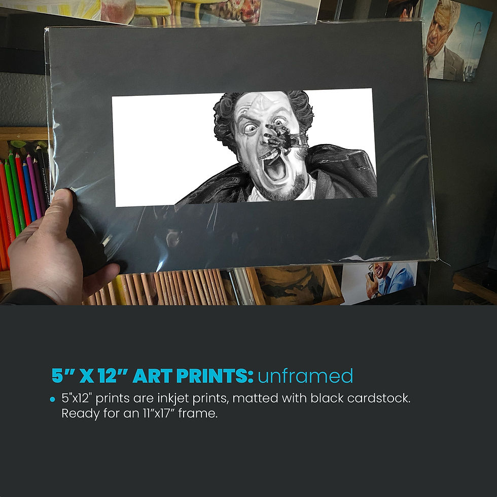 Thumbnail: Home Alone Wet Bandits Daniel Stern as Marv Screaming Christmas Movie Decorations Wall Art and Coffee Mug
