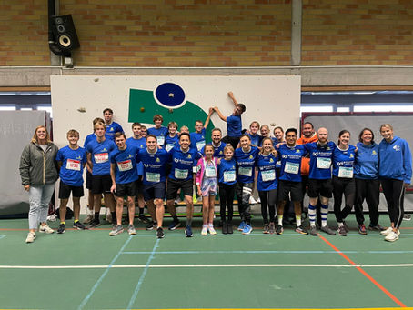 Sportieve pret tijdens Stratenloop in Veurne