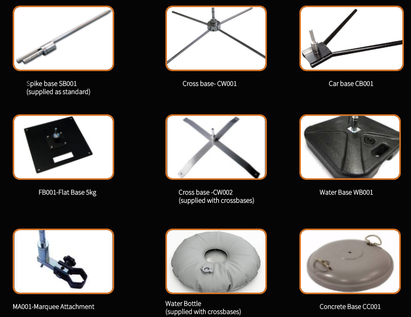 Feather Flag Base Options