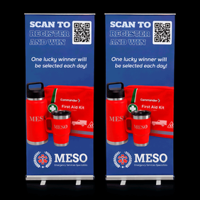 Standard Pull Up Banners 850mm x 2000mm