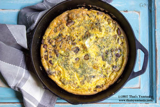 Mushroom and Fennel Frittata