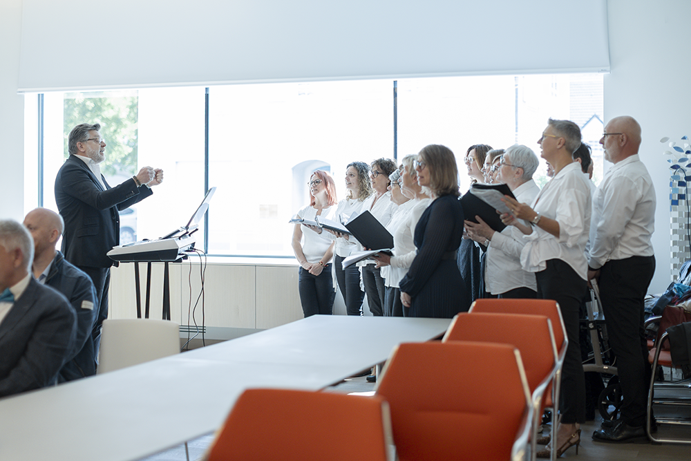 Chorale chantant à la mairie