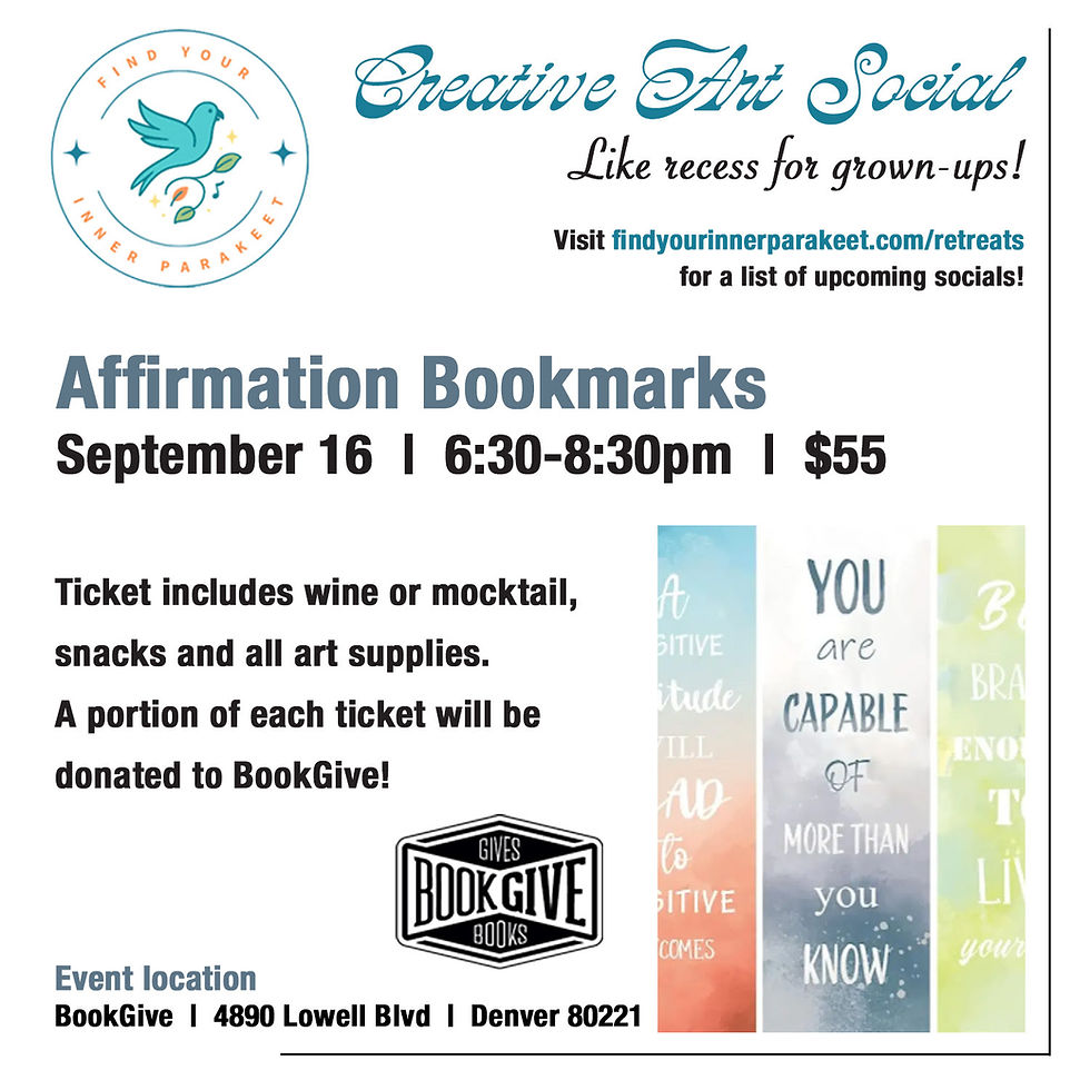 Art Social with Find your Inner Parakeet