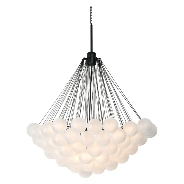 Thumbnail: Blanket Glass Globe Pendant Chandelier