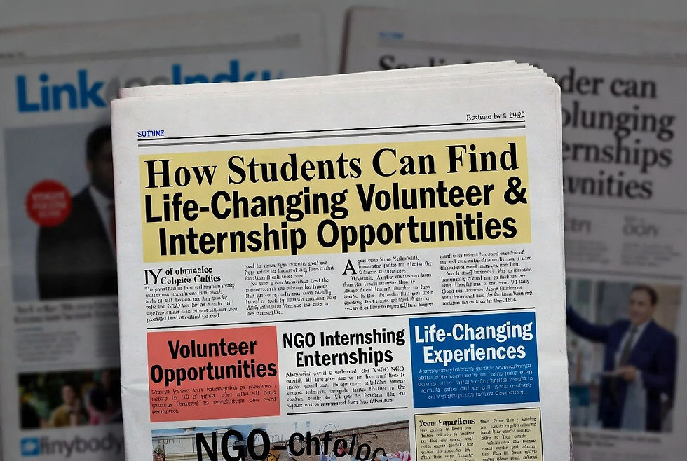 Perfect scores open doors, but NGO grit unlocks careers. 80% of recruiters agree: Volunteer experience trumps top grades every time....