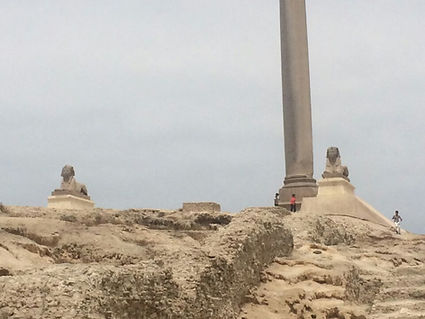 La colonne de Pompee