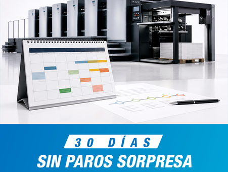 Paros no planeados en offset