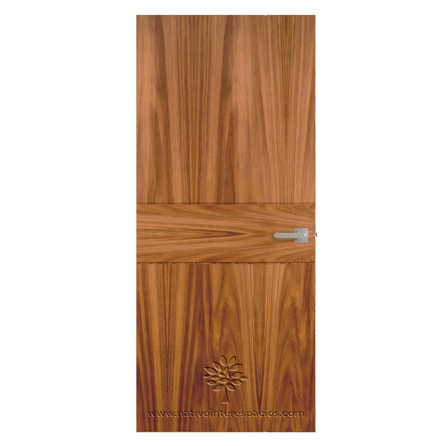 PUERTA CONFORT (mdf o triplay chapa natural) Instalada MODELO: C10