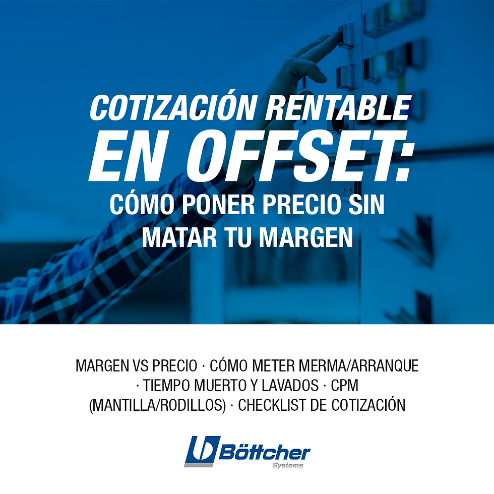 cotización rentable en offset