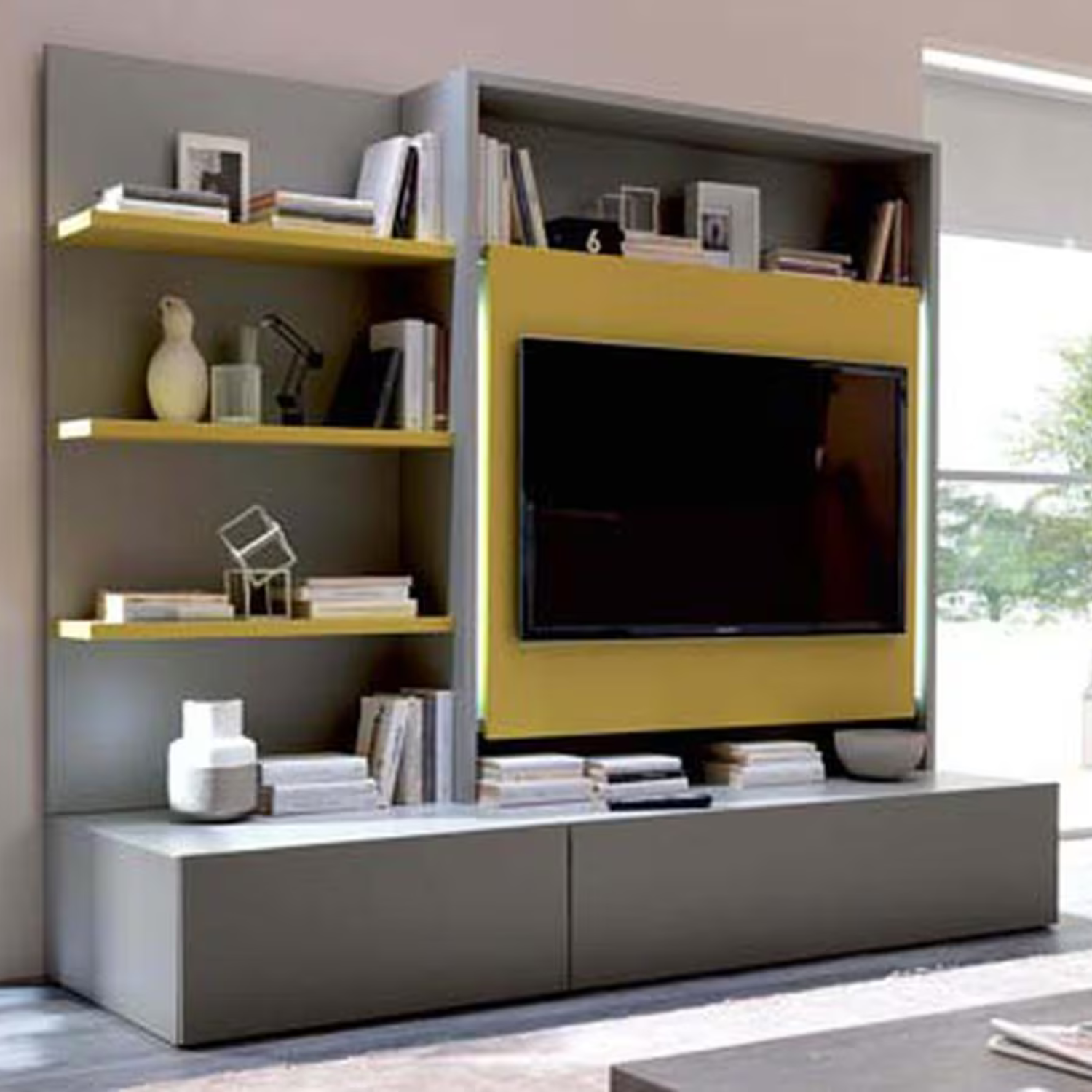 CENTRO DE ENTRETENIMIENTO Línea Premium ** (madera sólida) MODELO:19