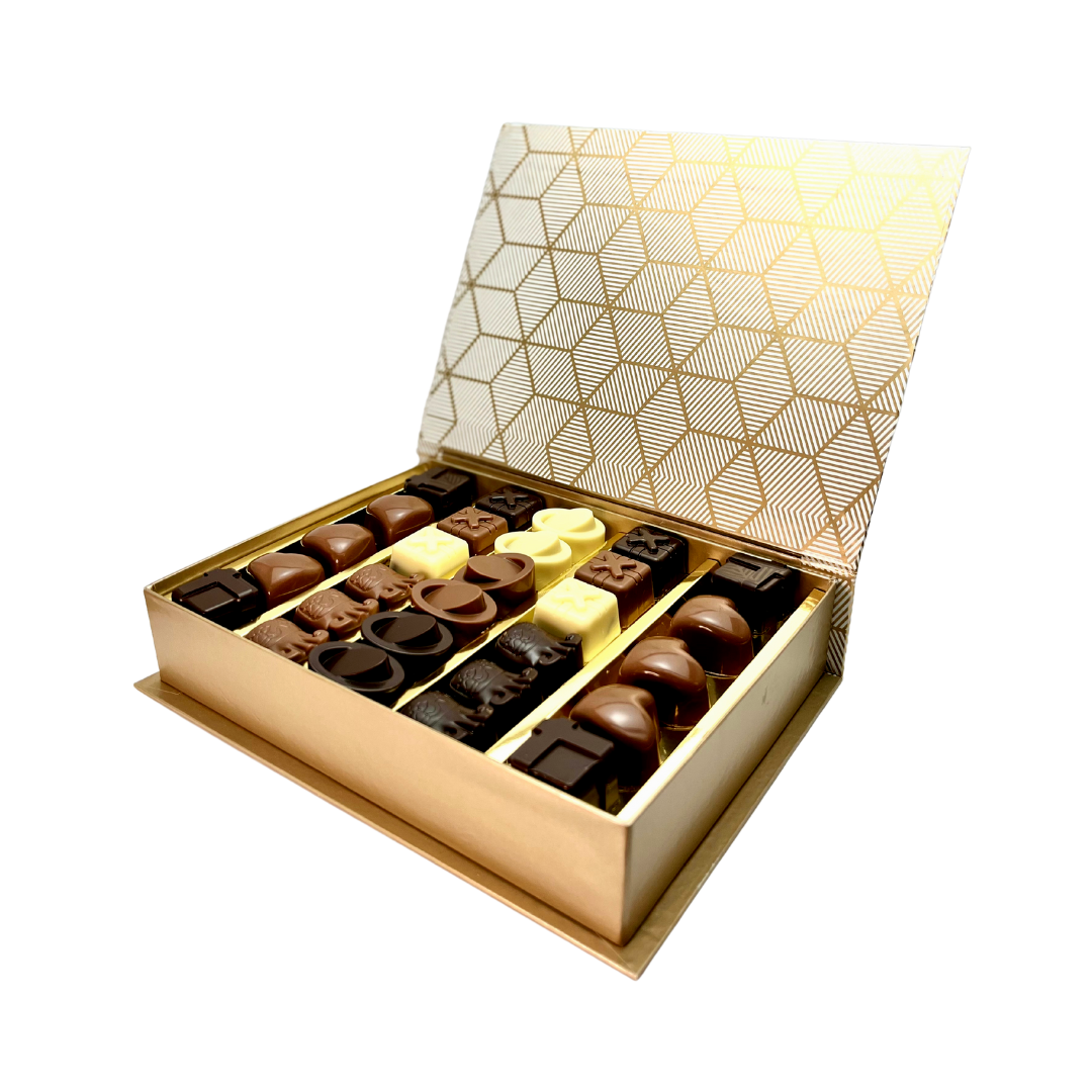 Estuche con Surtido de Chocolate Fino - Merry Christmas