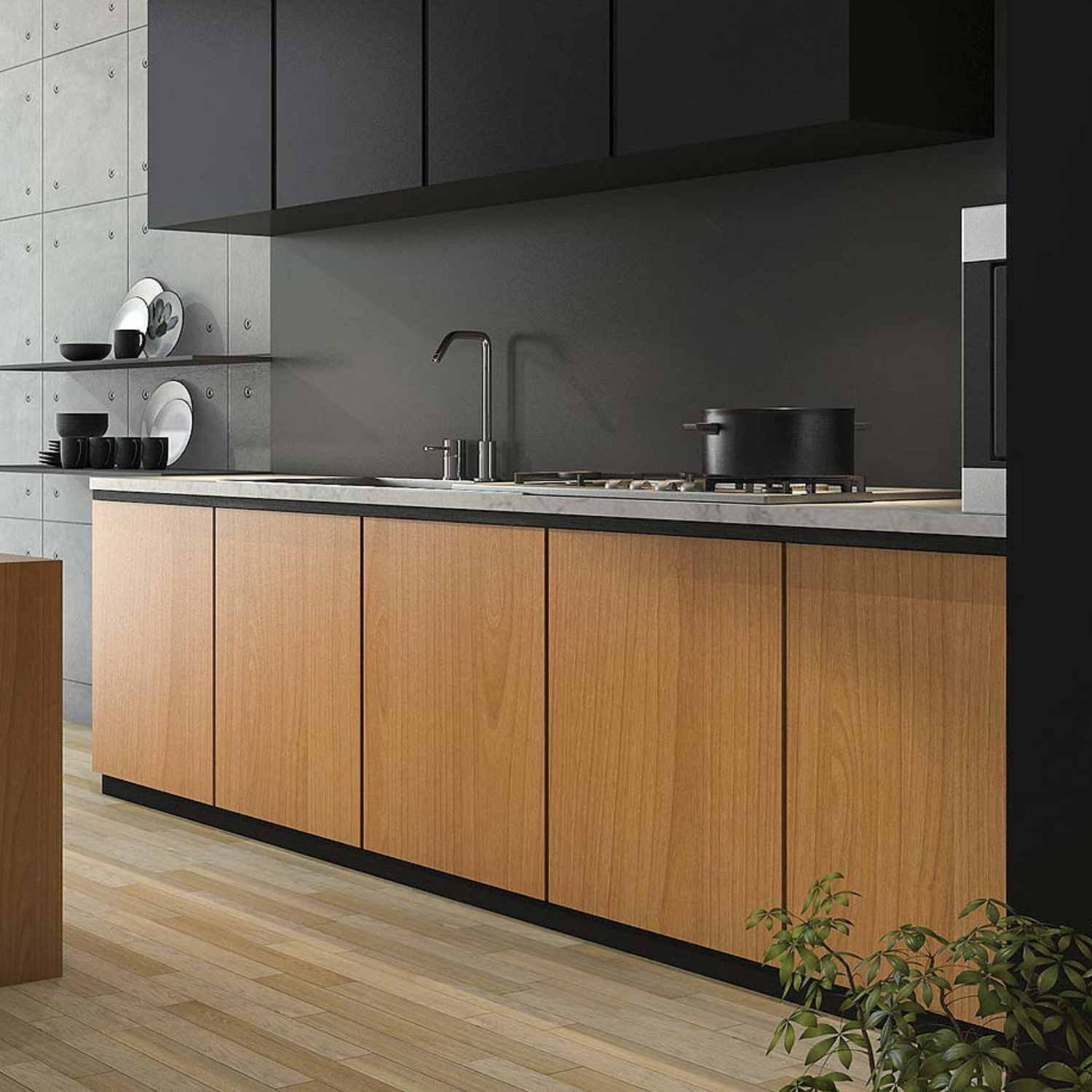 COCINA / ISLAS Línea Premium ** (madera sólida) MODELO: 17