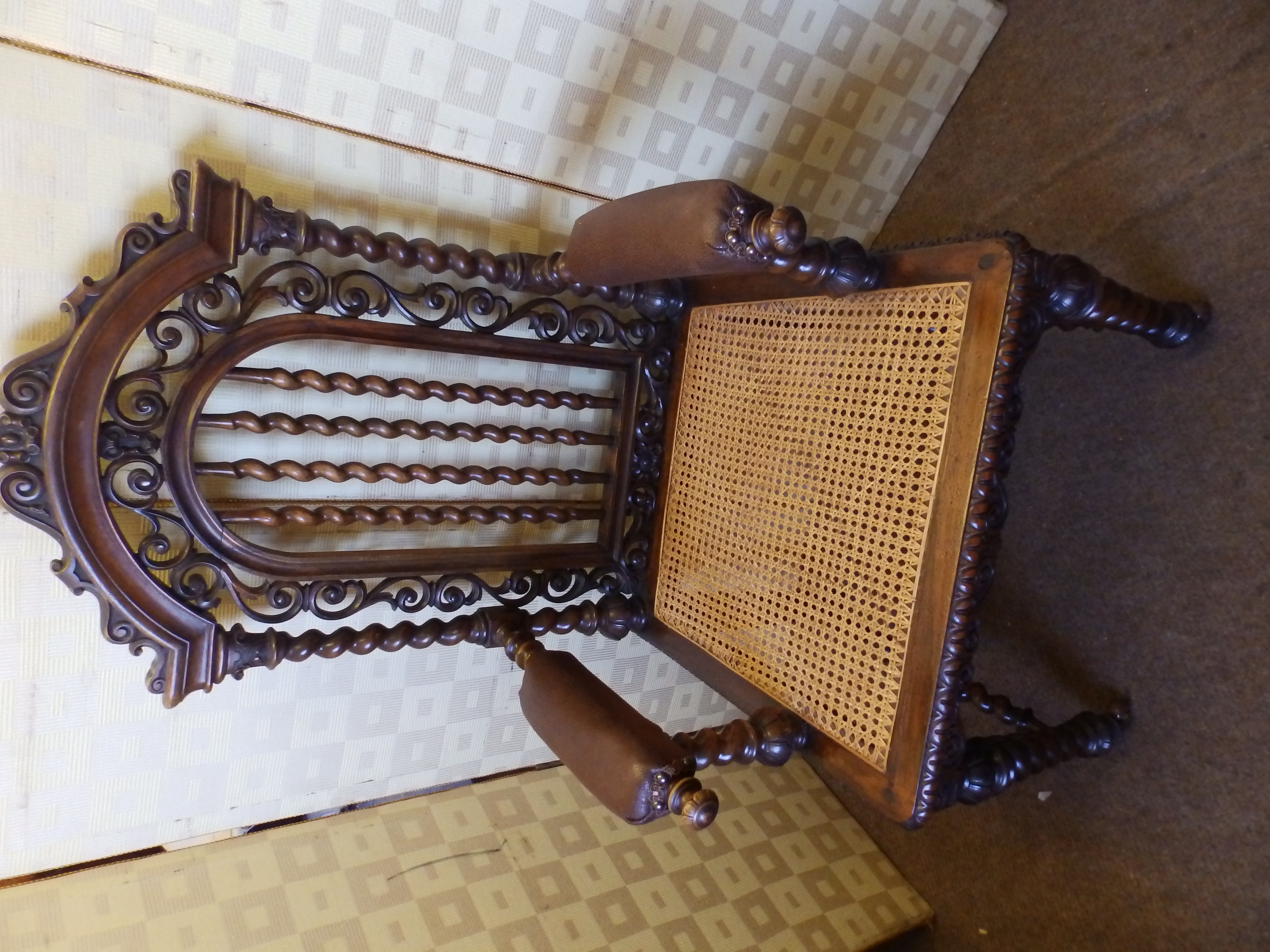 oak arm-chair