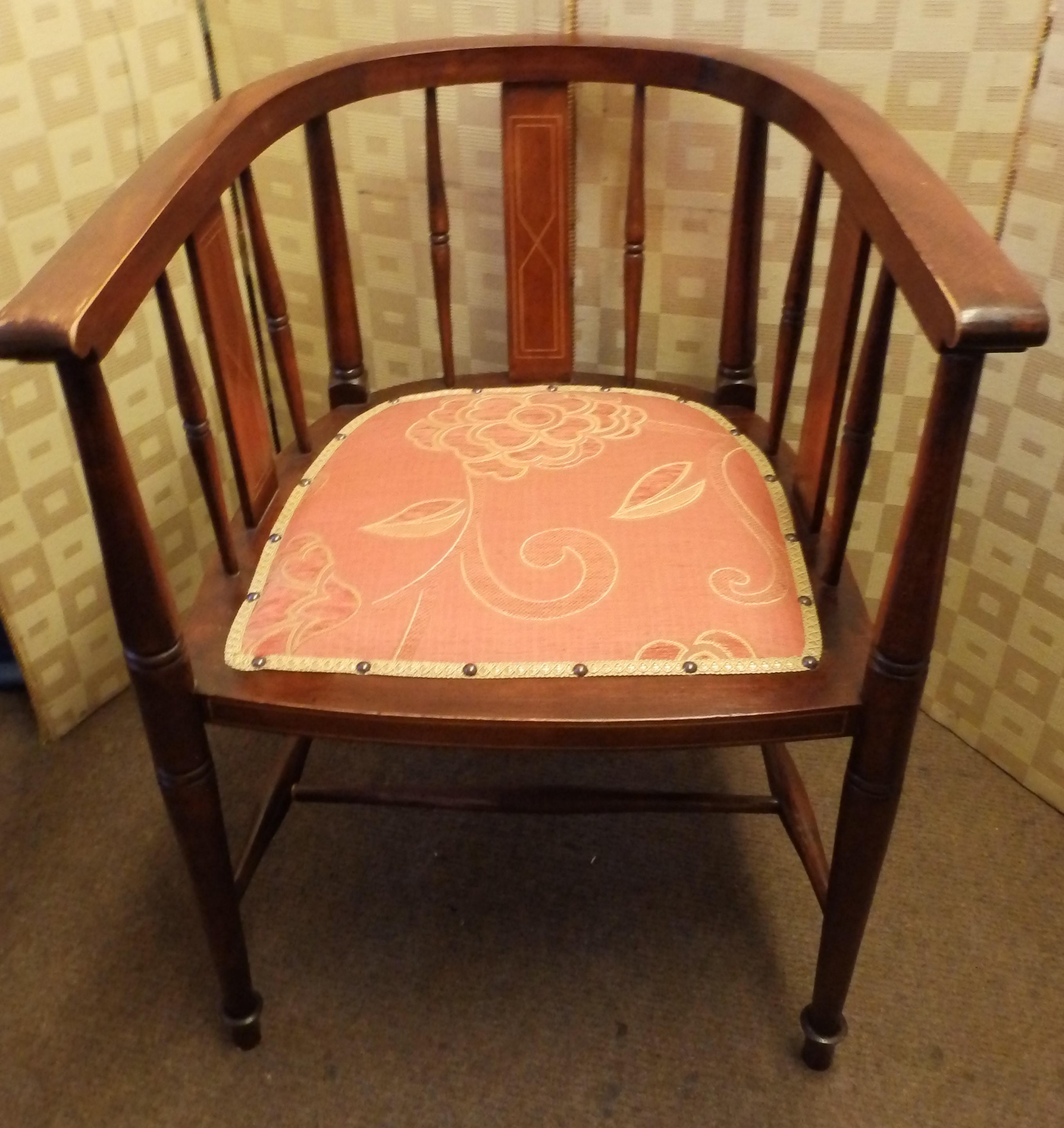 Edwardian tub chair