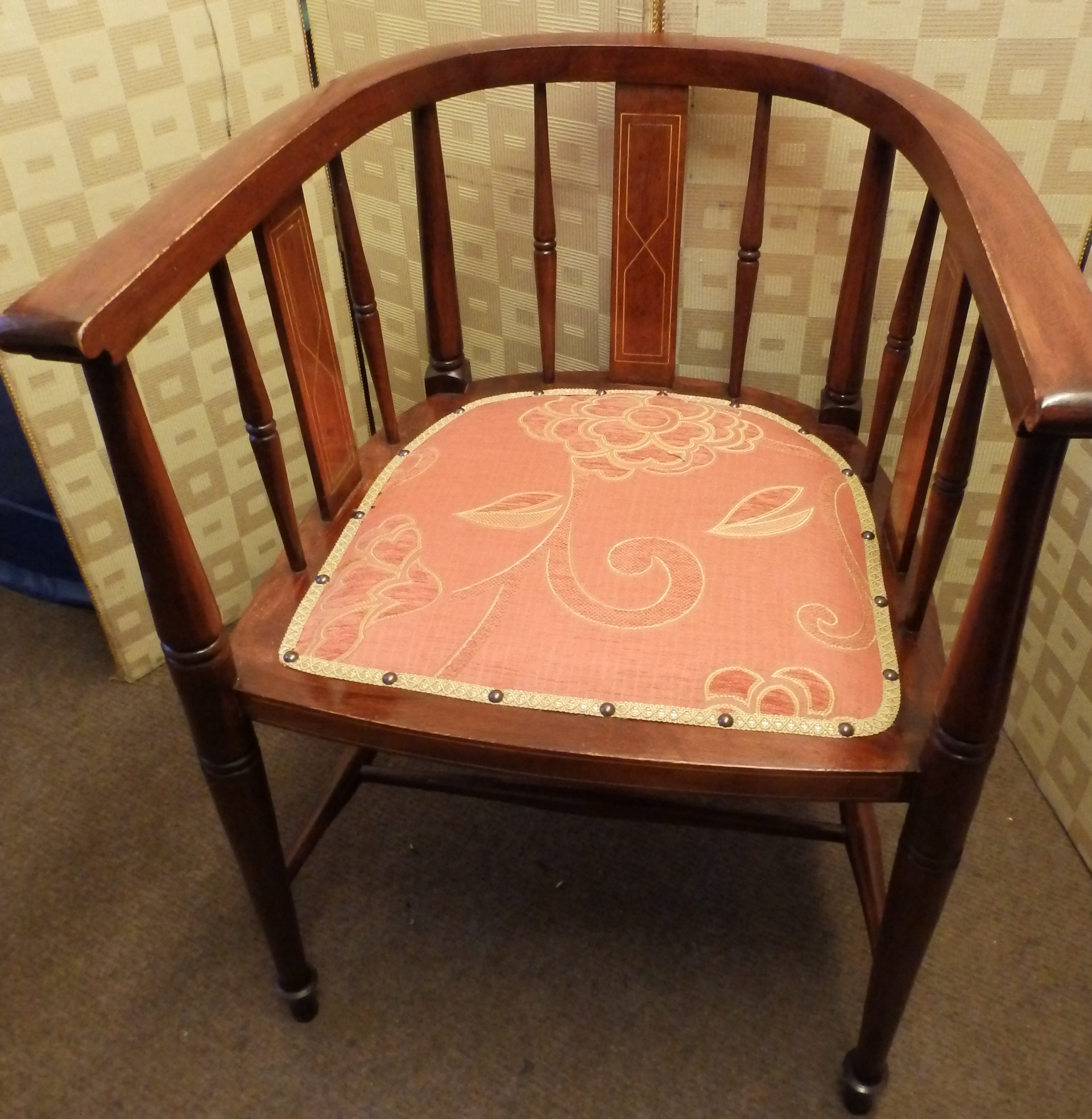 Edwardian tub chair