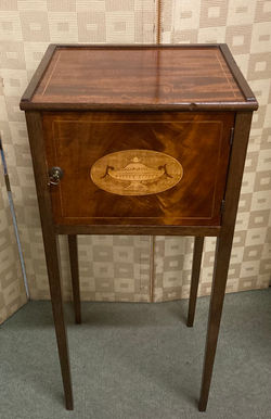 Edwardian bed-side cupboard