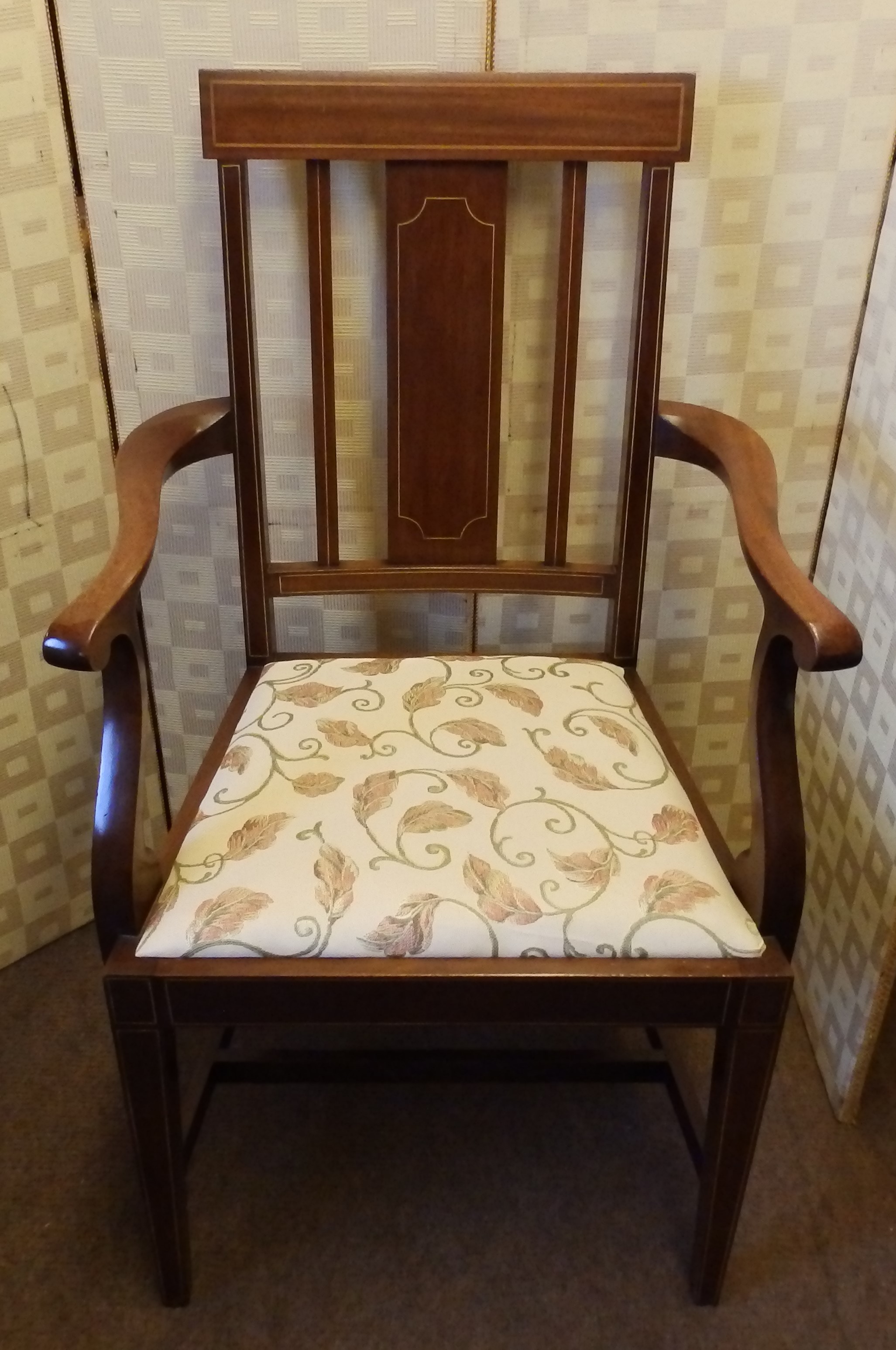 Edwardian arm chair