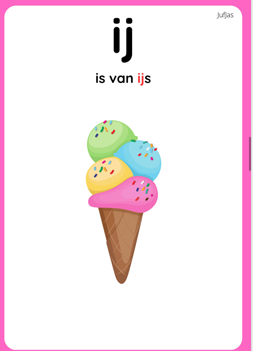 Thumbnail: Letterposter lange klank + tweeteken klank