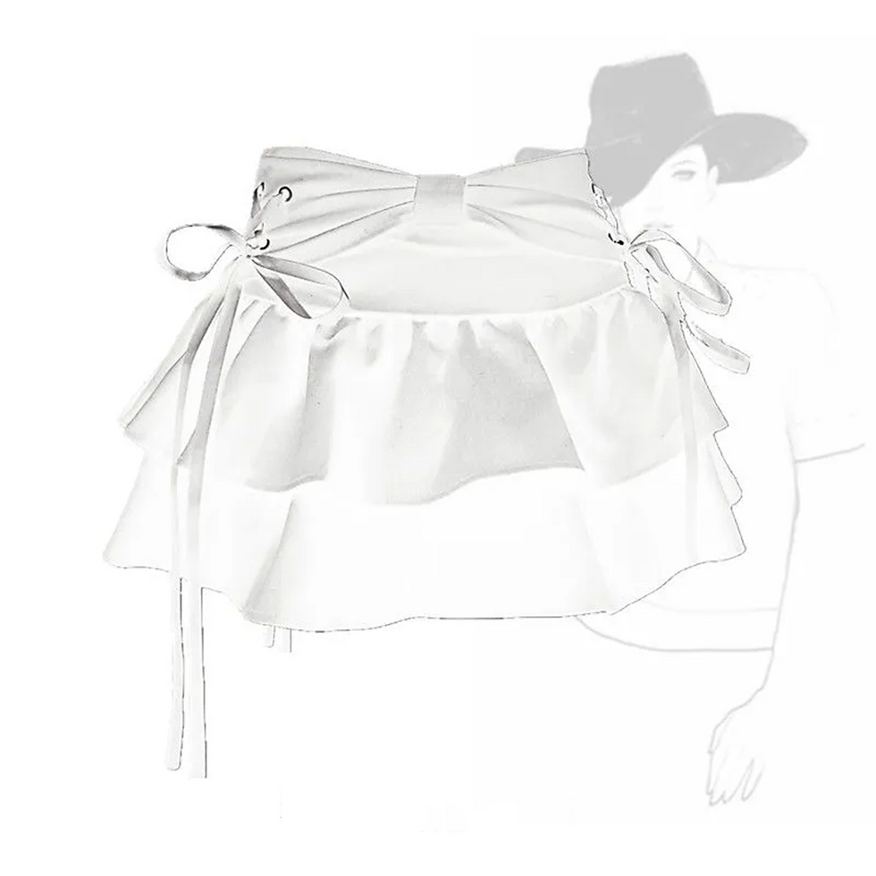 Miniatura: New Fashion Women Hot Girl Sweet Kawaii Bow Vintage Y2k Clothes American Streetw