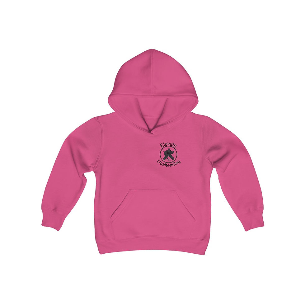 Thumbnail: Elevate Goaltending Youth Heavy Blend Hooded Sweatshirt