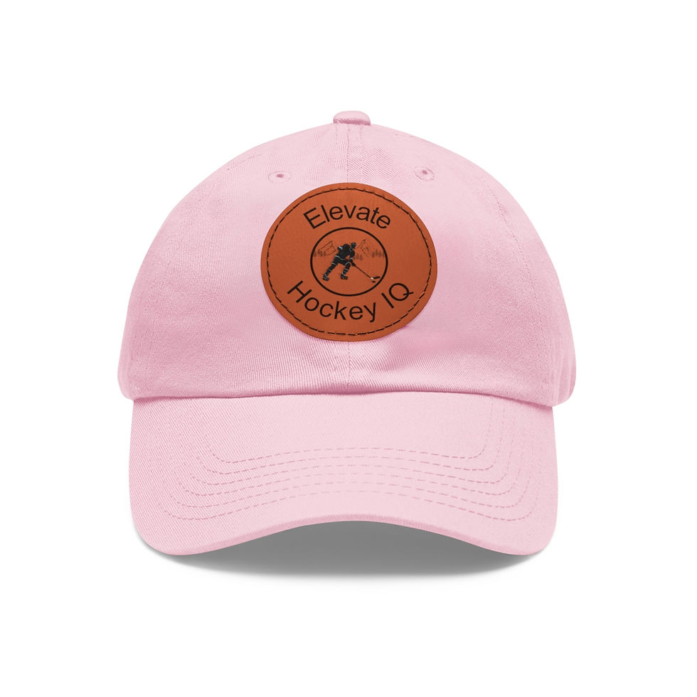 Thumbnail: Elevate Hockey IQ Hat with Leather Patch (Round)