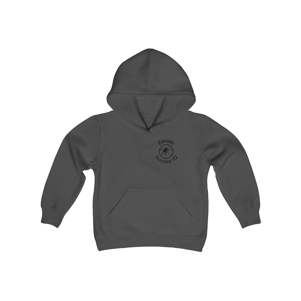 Thumbnail: Elevate Hockey IQ Youth Heavy Blend Hooded Sweatshirt
