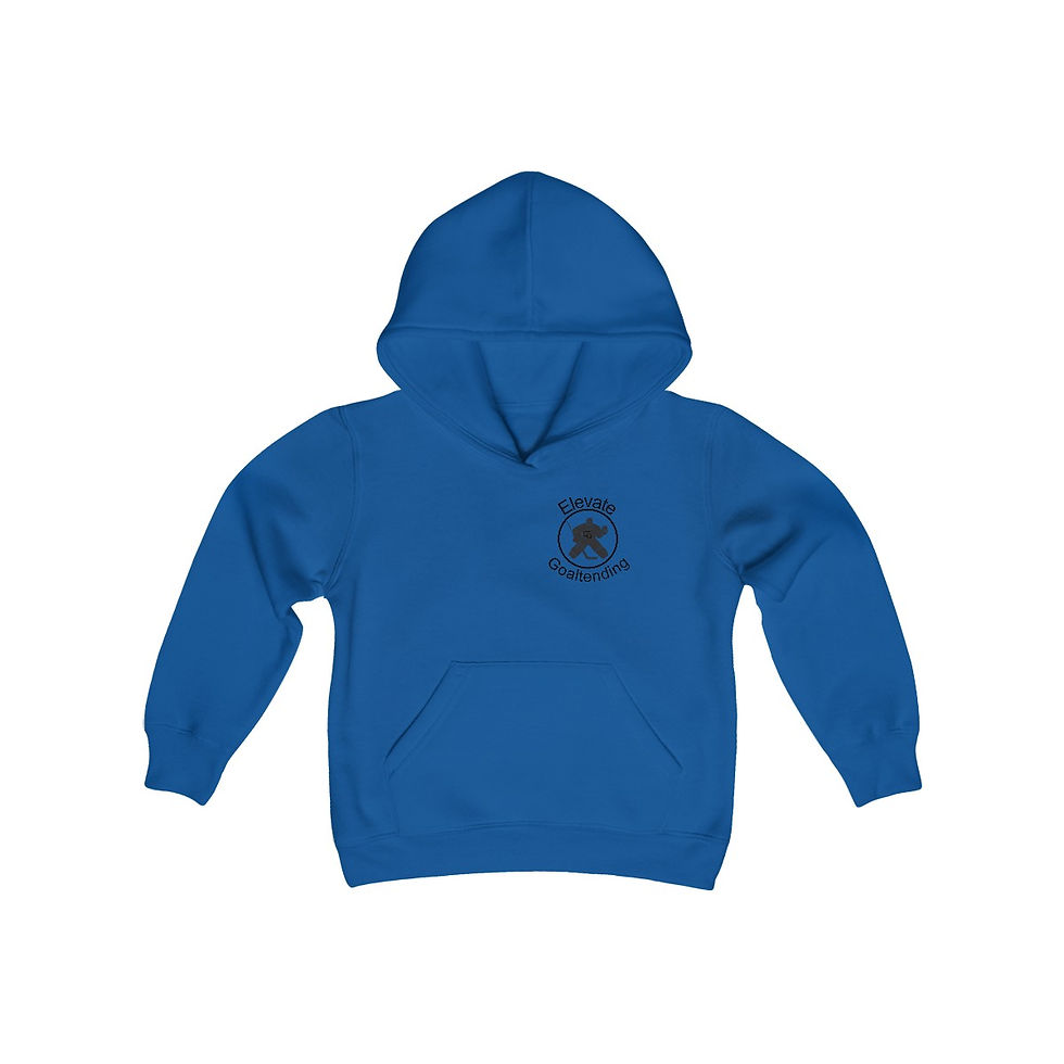 Thumbnail: Elevate Goaltending Youth Heavy Blend Hooded Sweatshirt