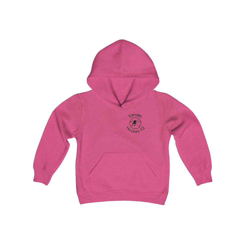 Thumbnail: Elevate Hockey IQ Youth Heavy Blend Hooded Sweatshirt