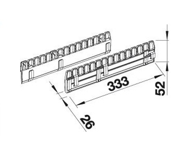 Miniaturbild: Blanco 521300 Select Clip Müllbeutel-Halterung für 15-l bis 30-l Eimer