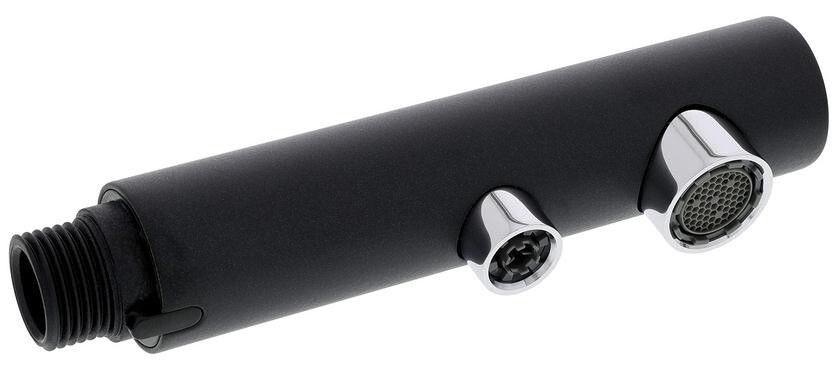 Blanco 123858 Brausekopf FONTAS-S II silgranit-schwarz SILGRANIT-Look, Hochdruck